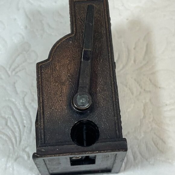 VTG Diecast Metal Toy Mini Pencil Sharpener Slots Machine w/Movable Lever2"x2.5 - Picture 8 of 11